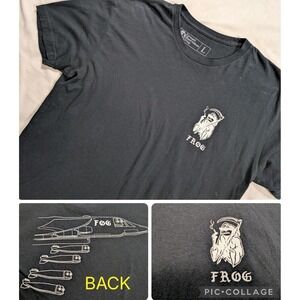 Forward Observations Group FOG T-shirt Pepe Reaper FROG Bomb Black Men's Large L